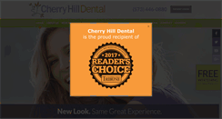 Desktop Screenshot of cherryhilldentalonline.com