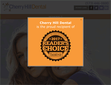 Tablet Screenshot of cherryhilldentalonline.com